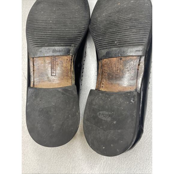 Florsheim Mens 11.5 D Black Woven Vamp Slip On Loafers Style 18499 Dress Shoes main image 12